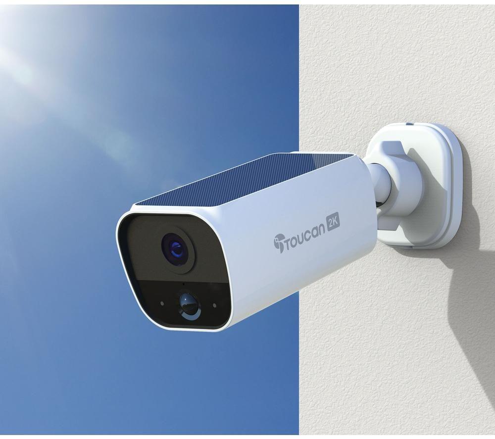 TOUCAN S5 2K Quad HD Wireless Security Camera - White image number 2 of 4