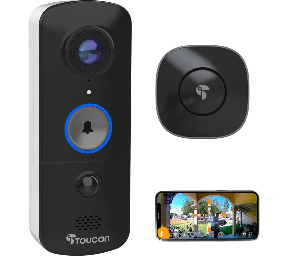 TOUCAN S5 2K Quad HD Wireless Security Camera & V3 Video Doorbell & Chime Bundle image number 3 of 3