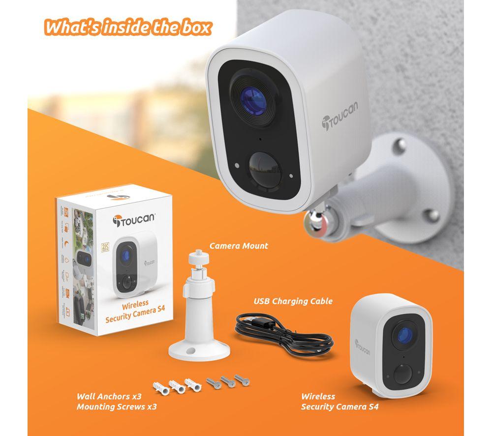 TOUCAN S4X2-MLDX 2K Quad HD Wireless Security Camera - 2 Cameras image number 7 of 7
