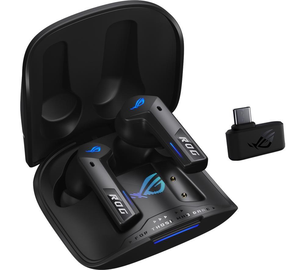 ASUS ROG 90YH03Y0-BTUA00 True Wireless Cetra SpeedNova Gaming Earbuds - Black image number 3 of 4