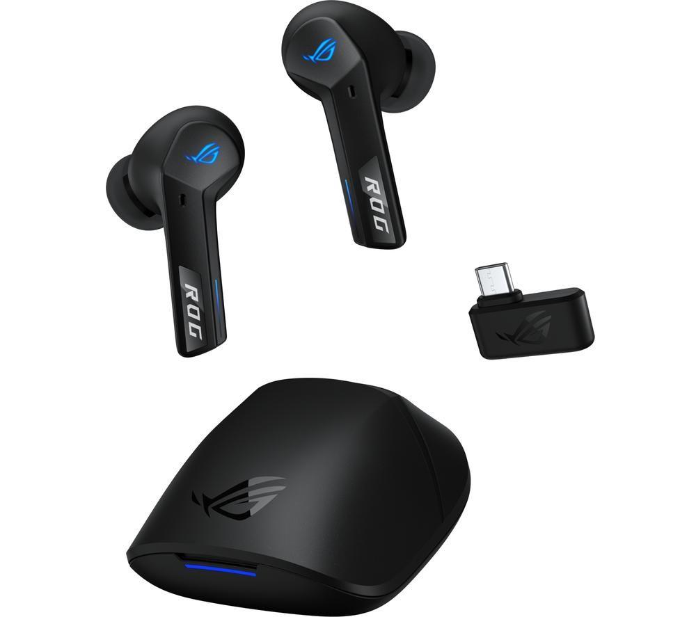 ASUS ROG 90YH03Y0-BTUA00 True Wireless Cetra SpeedNova Gaming Earbuds - Black image number 4 of 4