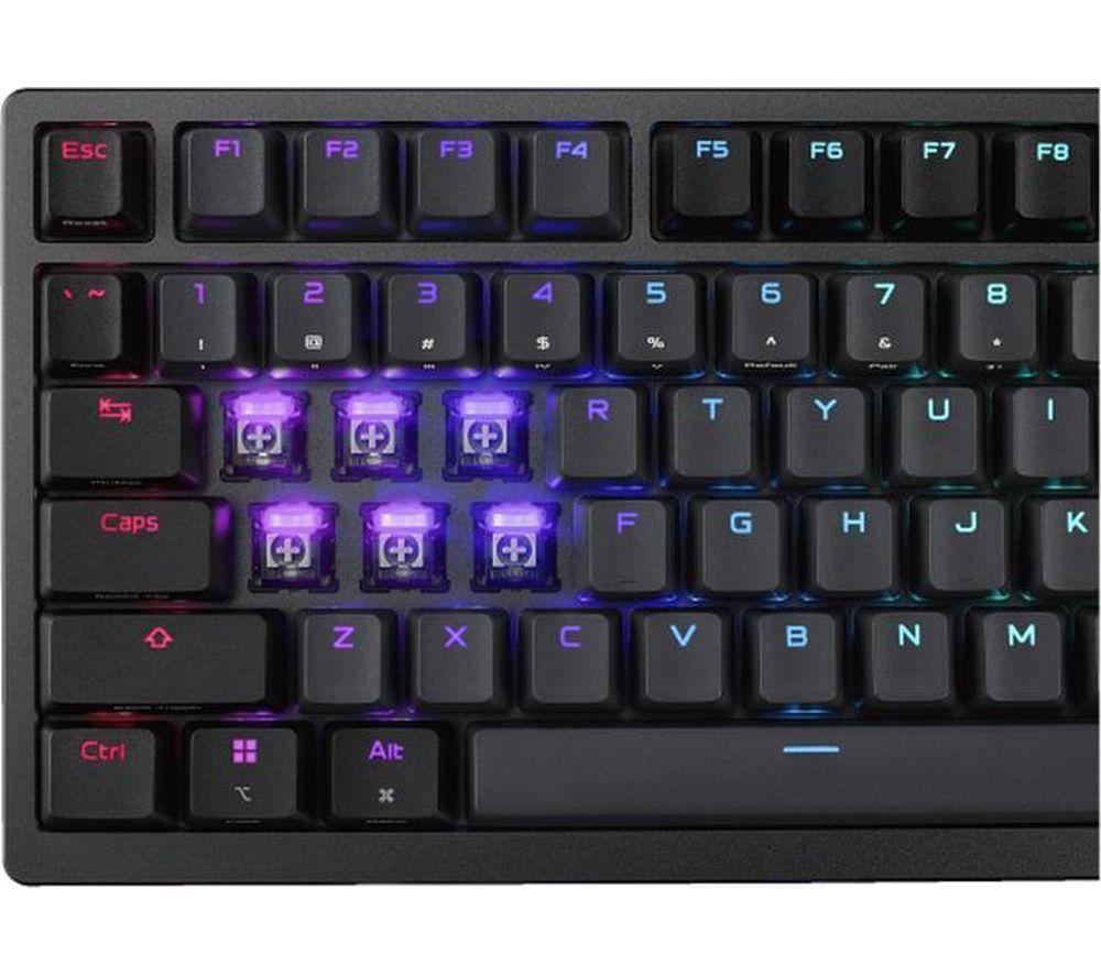 ASUS ROG Azoth 96 HE Wireless Gaming Keyboard - Black image number 8 of 10