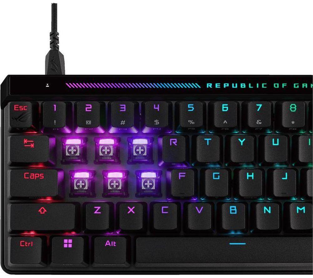 ASUS ROG Falchion Ace HFX Mechanical Gaming Keyboard - Black image number 9 of 9
