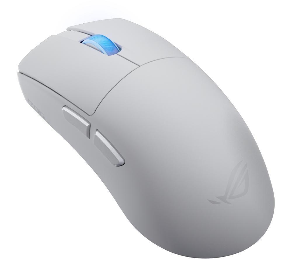 ASUS ROG Harpe II Ace RGB Wireless Laser Gaming Mouse - Moonlight White image number 2 of 6