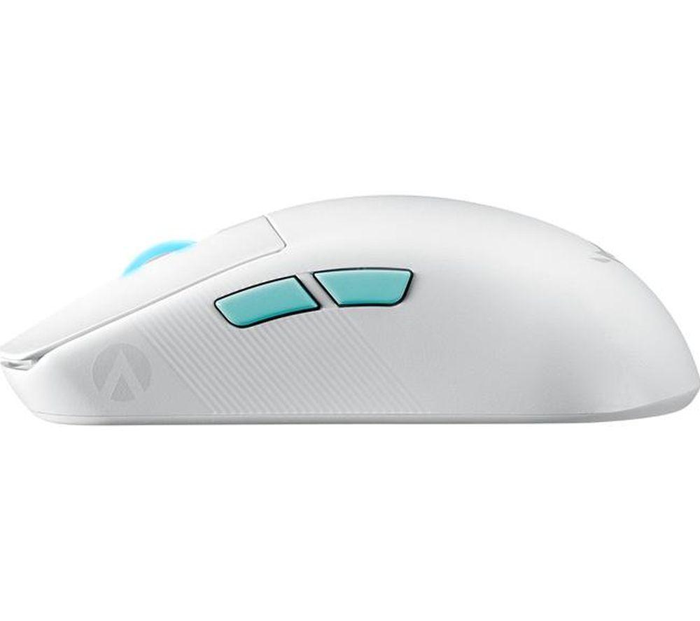 ASUS ROG Harpe Ace Aim Lab Edition RGB Wireless Laser Gaming Mouse - White image number 3 of 7