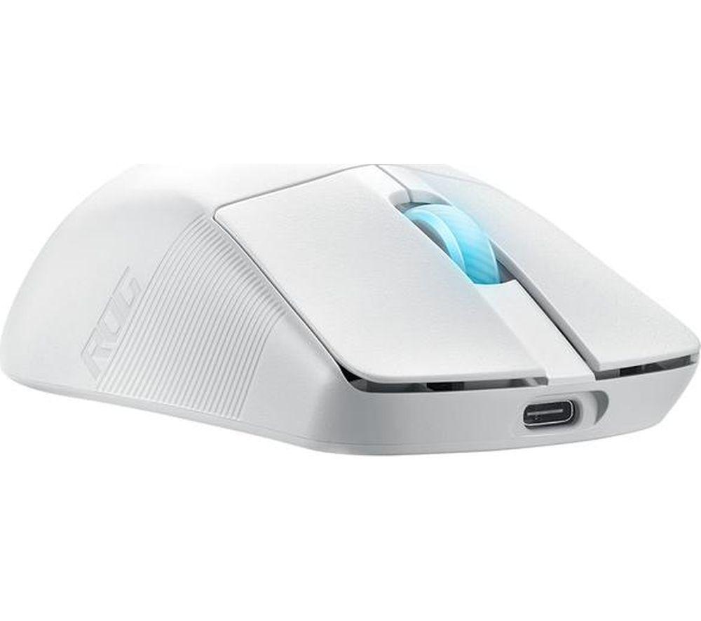 ASUS ROG Harpe Ace Aim Lab Edition RGB Wireless Laser Gaming Mouse - White image number 7 of 7