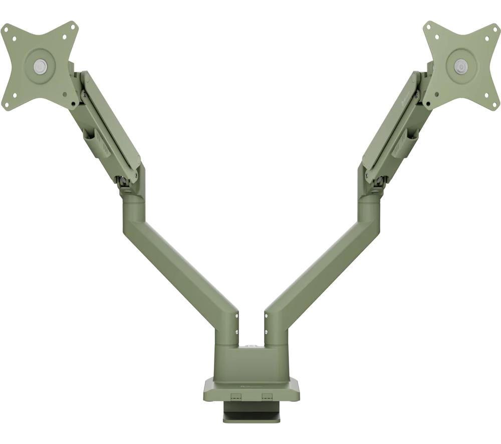 AROZZI Alzare Neo Duo Dual Arm Monitor Mount - Forest Green image number 4 of 5