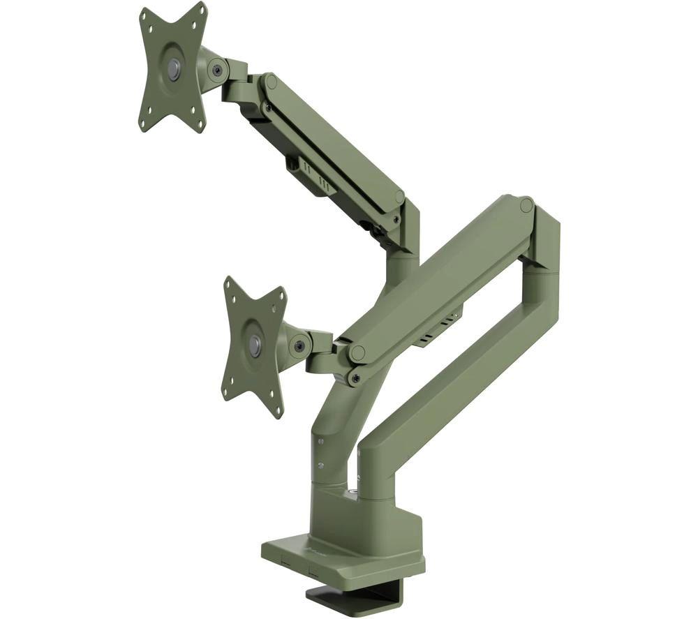 AROZZI Alzare Neo Duo Dual Arm Monitor Mount - Forest Green image number 5 of 5