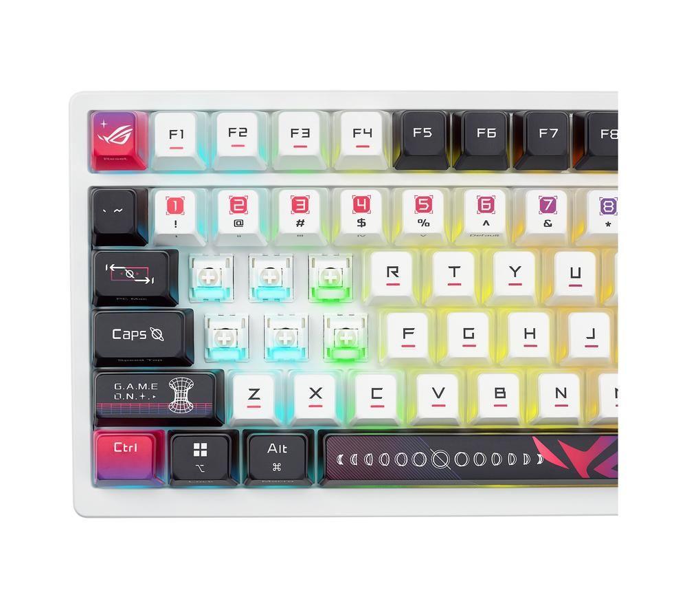 ASUS ROG Azoth X Wireless Gaming Keyboard - White image number 5 of 8