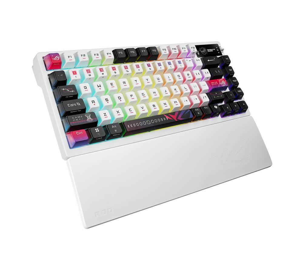 ASUS ROG Azoth X Wireless Gaming Keyboard - White image number 6 of 8
