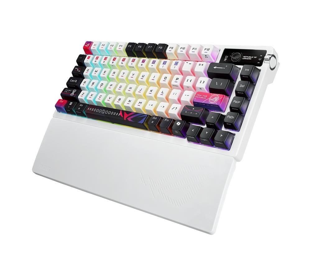 ASUS ROG Azoth X Wireless Gaming Keyboard - White image number 7 of 8