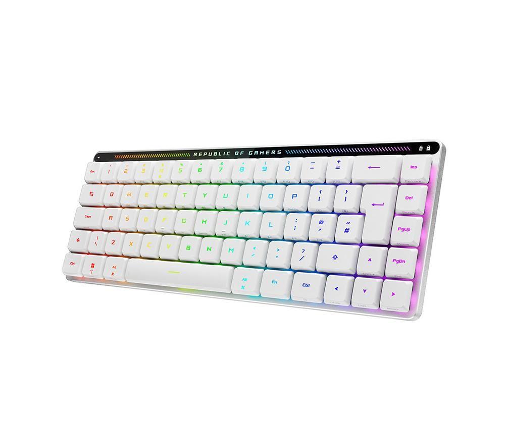 ASUS ROG Falchion RX Wireless Gaming Keyboard - White image number 3 of 3