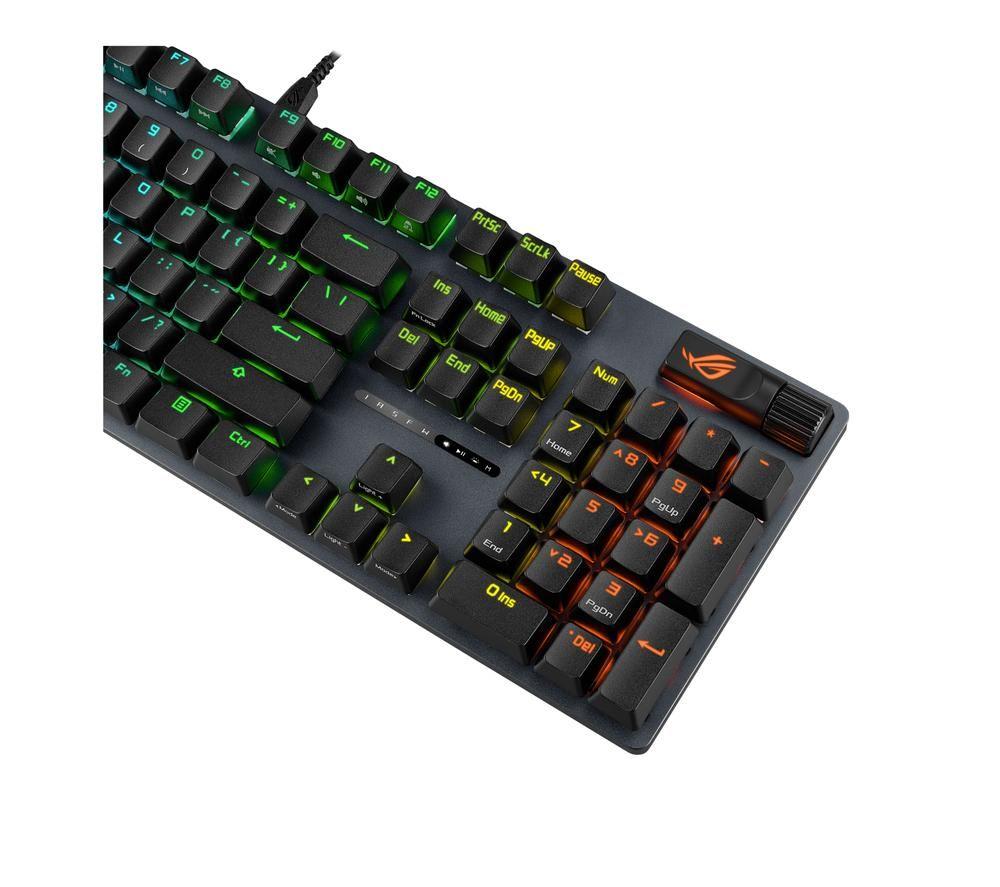 ASUS ROG Strix Scope II X Mechanical Gaming Keyboard - Black image number 2 of 6