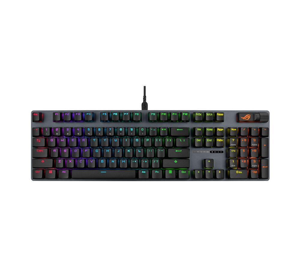 ASUS ROG Strix Scope II X Mechanical Gaming Keyboard - Black image number 5 of 6