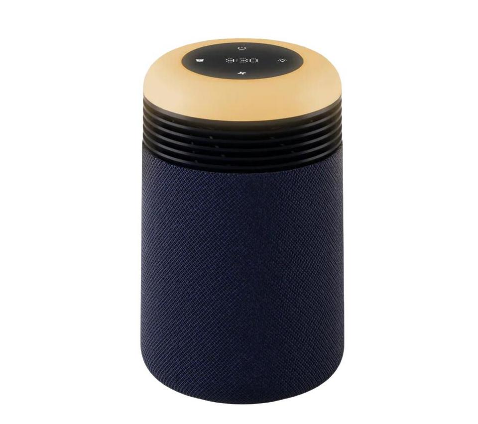 BLUEAIR Mini Restful Air Purifier with Digital Clock - Midnight Blue