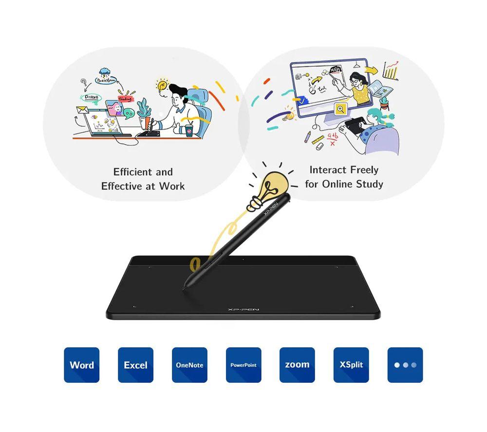 XP-PEN Deco Fun XS Graphics Tablet - Classic Black image number 3 of 4