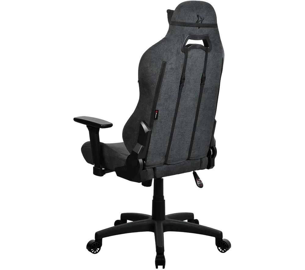 AROZZI Torretta Soft Fabric Gaming Chair - Dark Grey image number 2 of 5