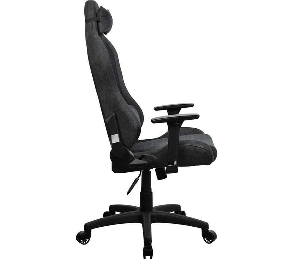 AROZZI Torretta Soft Fabric Gaming Chair - Dark Grey image number 3 of 5