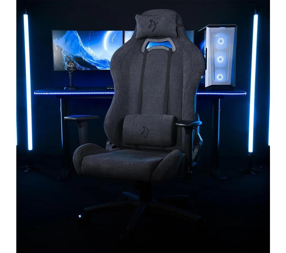 AROZZI Torretta Soft Fabric Gaming Chair - Dark Grey image number 5 of 5