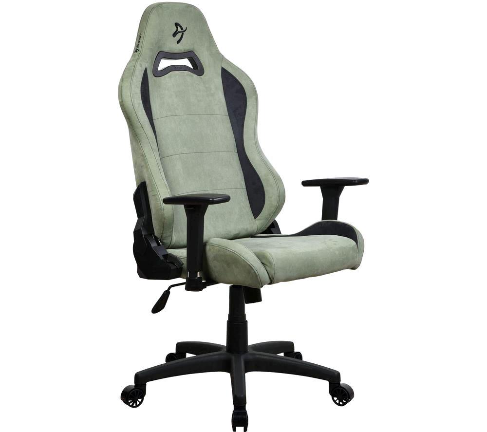 AROZZI Torretta Supersoft Fabric Gaming Chair - Forest green image number 6 of 8