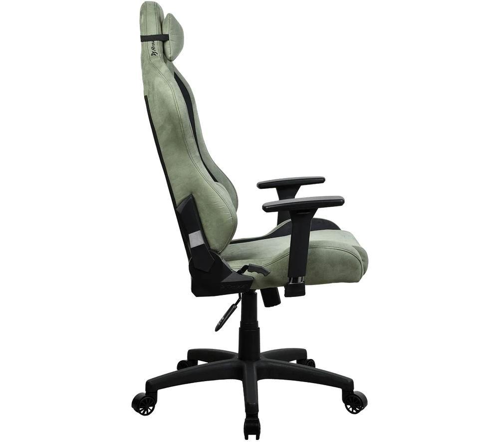 AROZZI Torretta Supersoft Fabric Gaming Chair - Forest green image number 7 of 8