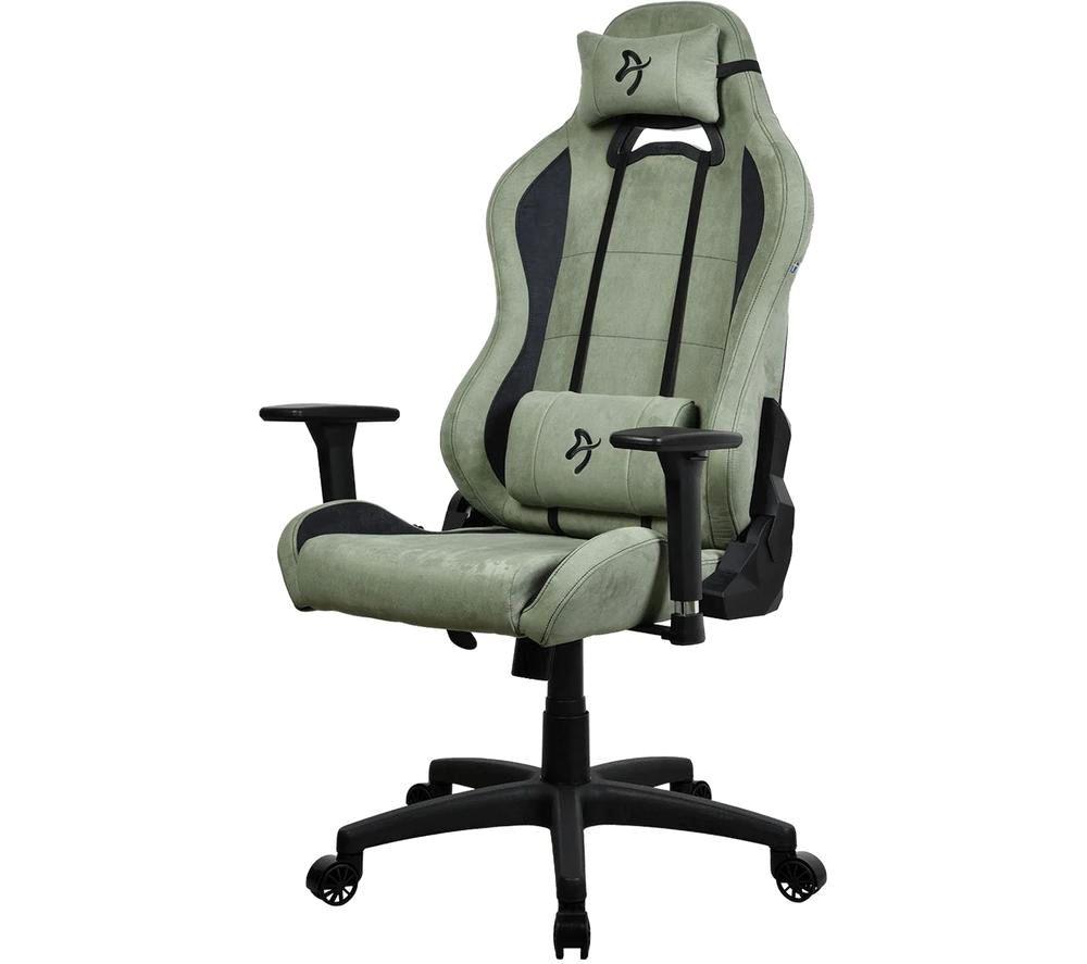 AROZZI Torretta Supersoft Fabric Gaming Chair - Forest green image number 8 of 8