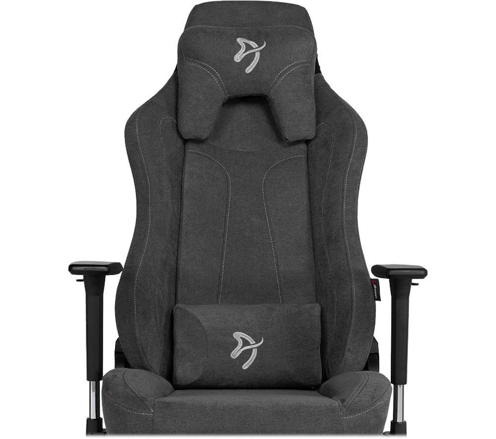 AROZZI Vernazza Soft Fabric Gaming Chair - Dark Grey image number 2 of 3