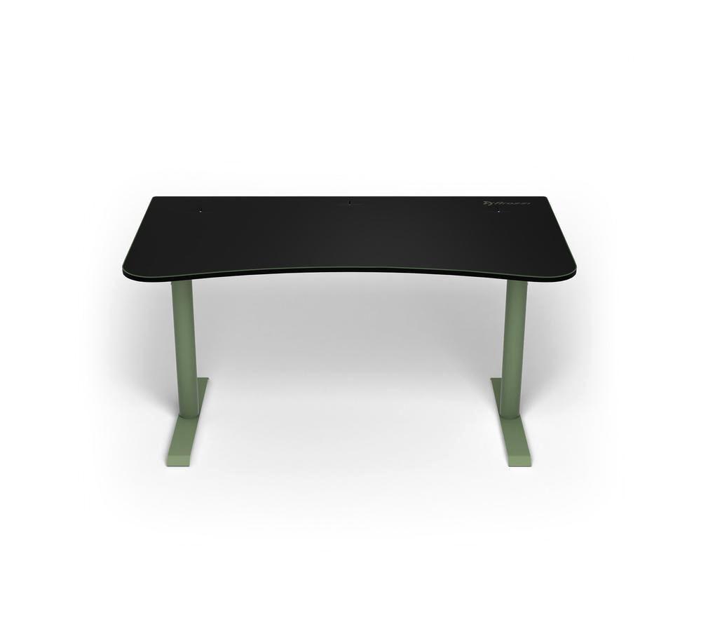 AROZZI Arena Medium Gaming Desk - Green & black image number 4 of 7