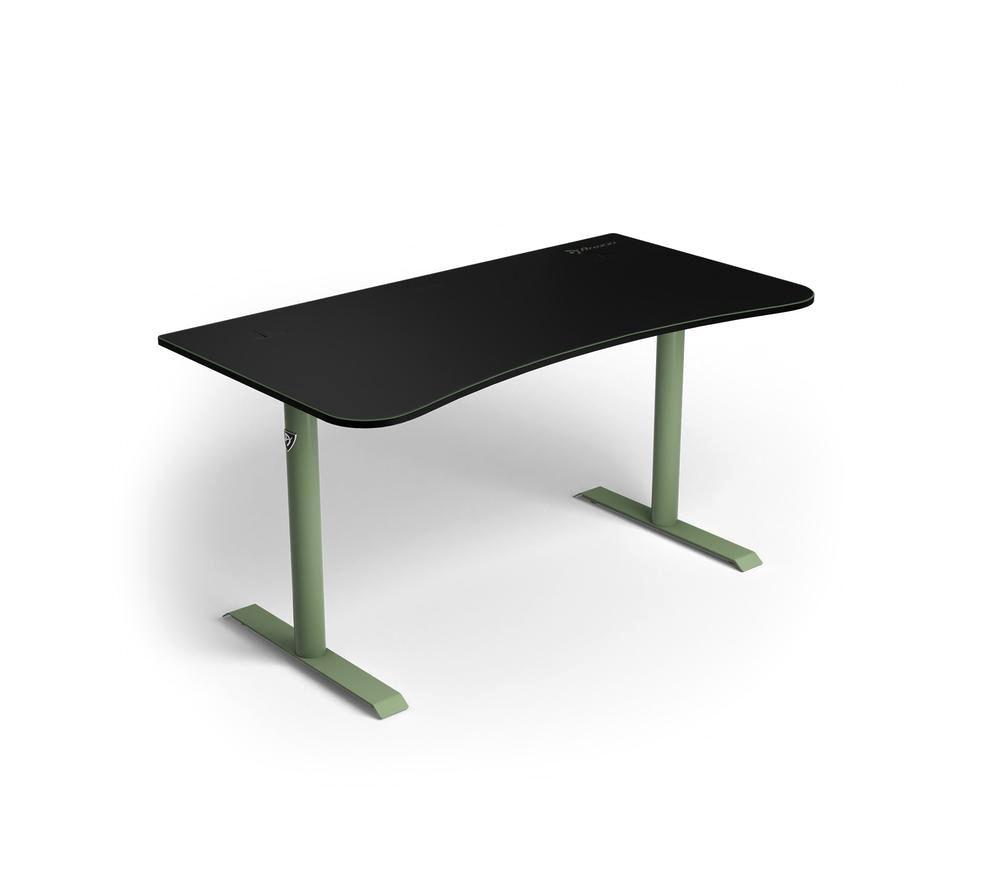 AROZZI Arena Medium Gaming Desk - Green & black image number 5 of 7