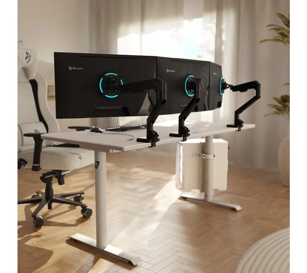 AROZZI Alzare Neo Tilt & swivel Monitor Desk Mount - Black image number 3 of 5