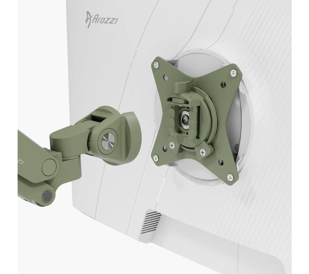 AROZZI Alzare Neo Tilt & swivel Monitor Desk Mount - Forest Green image number 4 of 6