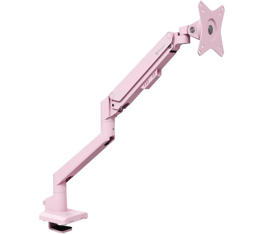 AROZZI Alzare Neo Single Tilt & swivel 17-34" Monitor Desk Mount - Pink image number 4 of 5