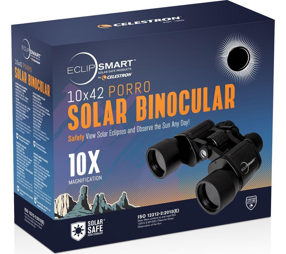 CELESTRON EclipSmart 10 x 42 Solar Binoculars - Black image number 7 of 7
