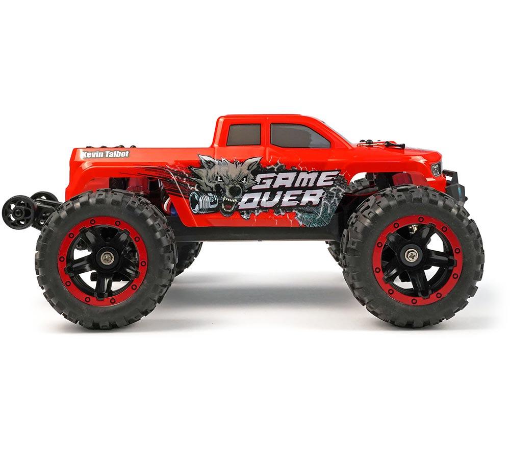 RCG MT-One Kevin Talbot Edition Brushless Electric Monster Truck - Red image number 6 of 15