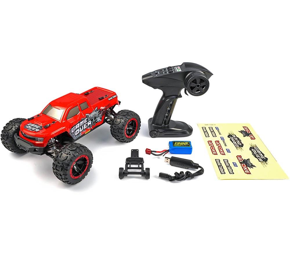 RCG MT-One Kevin Talbot Edition Brushless Electric Monster Truck - Red image number 10 of 15