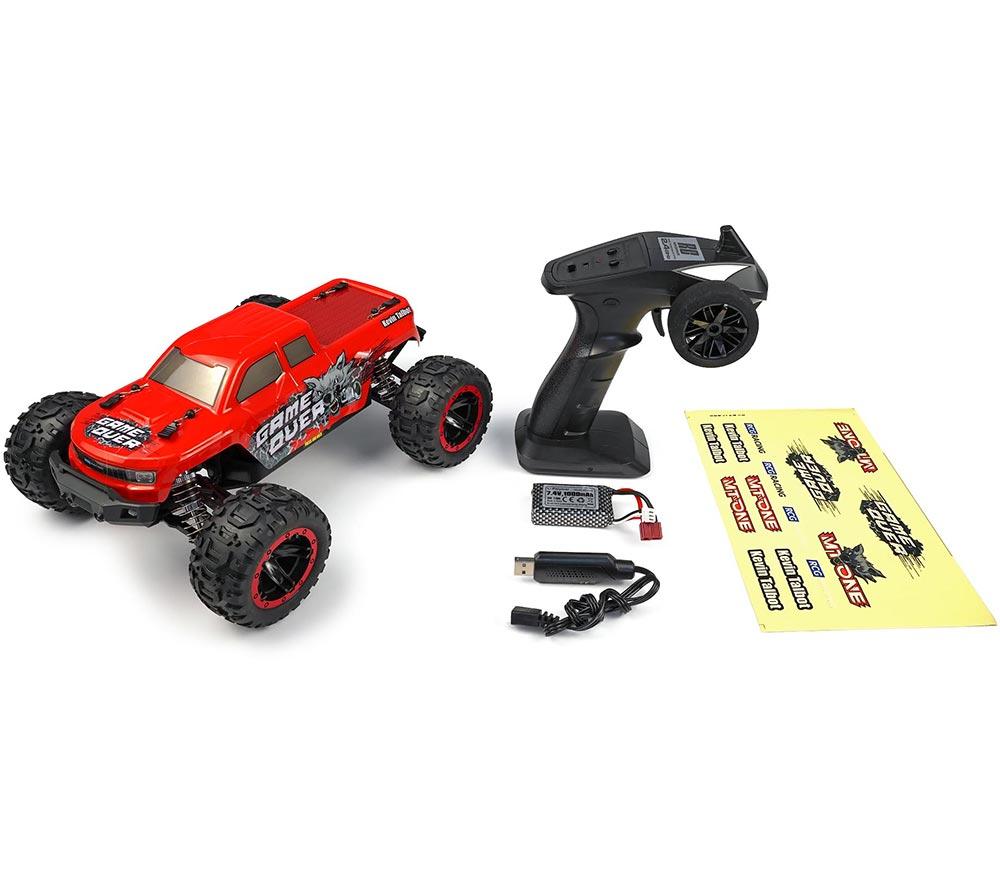 RCG MT-One Kevin Talbot Edition Brushed Electric Monster Truck - Red image number 10 of 12