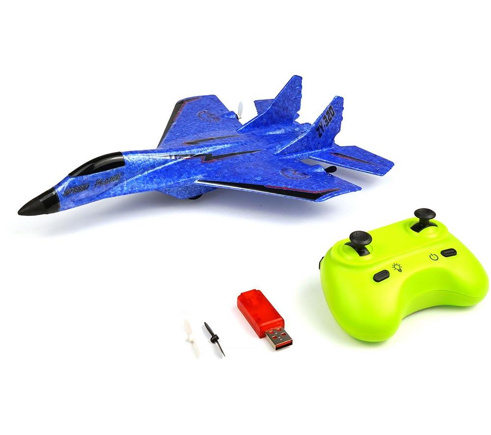 RCG Racing ZY-320 Raptor Mini Remote Control Flying Plane - Blue image number 11 of 14