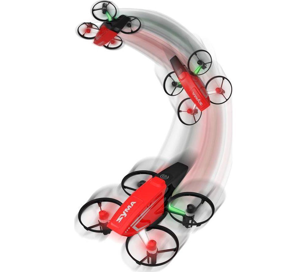RCG Syma X36 Compact Drone with Controller - Red image number 3 of 5