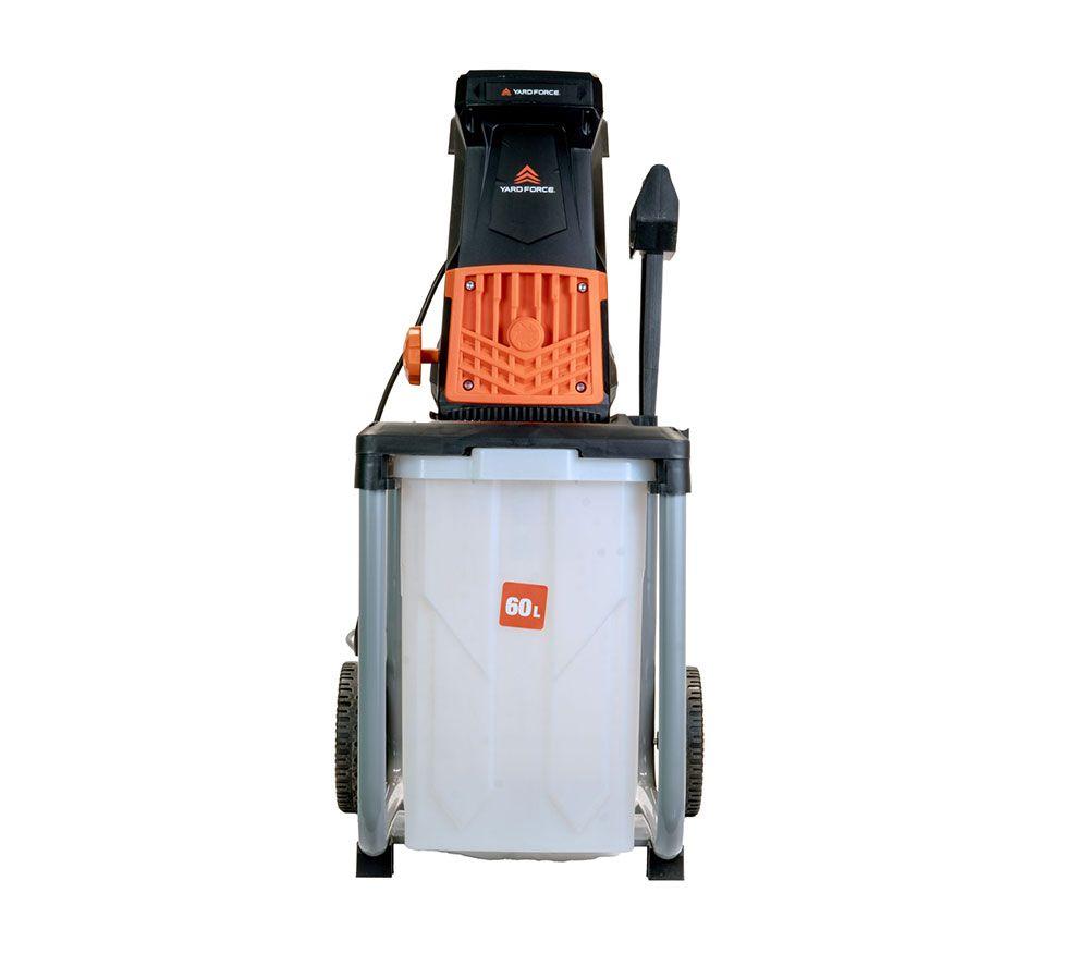 YARD FORCE ER U45-UK 2800 W Electric Garden Shredder - White & Black image number 3 of 12