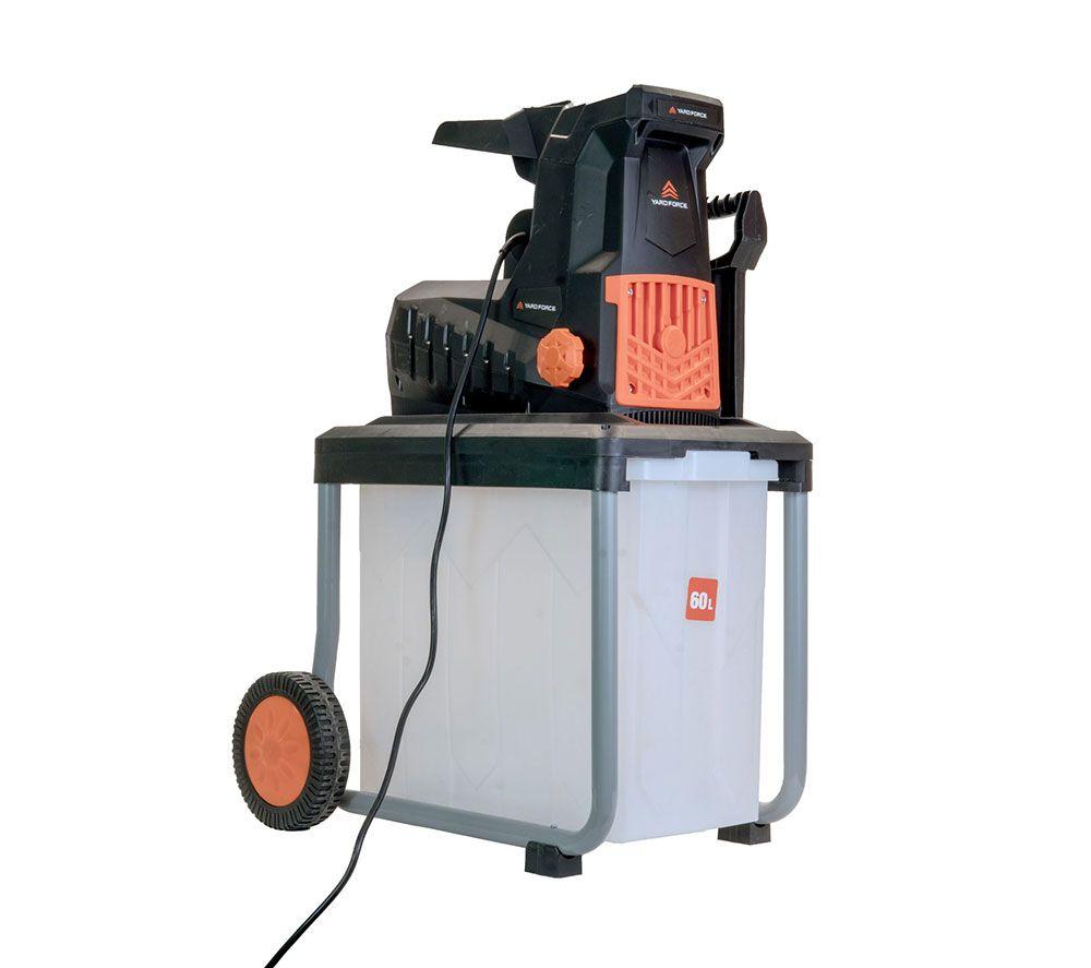 YARD FORCE ER U45-UK 2800 W Electric Garden Shredder - White & Black image number 4 of 12