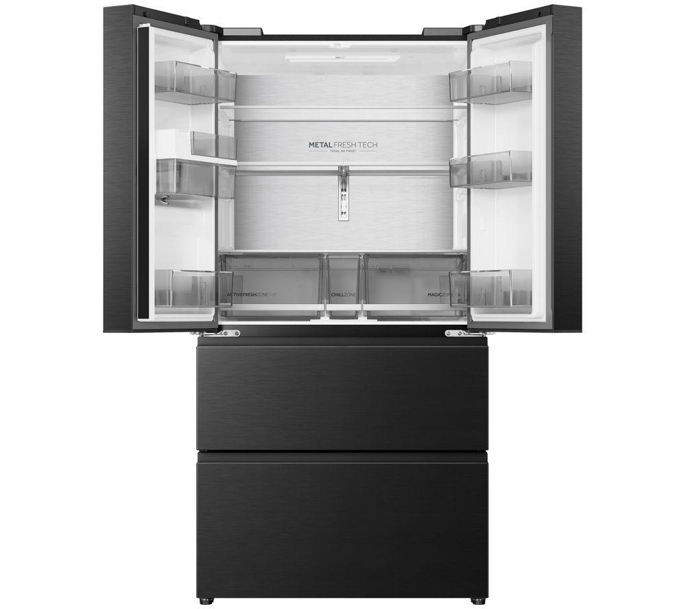 HAIER SpaceFit Series 5 HFKR5718DNGB American-Style Smart Fridge Freezer - Obsidian Black image number 5 of 6
