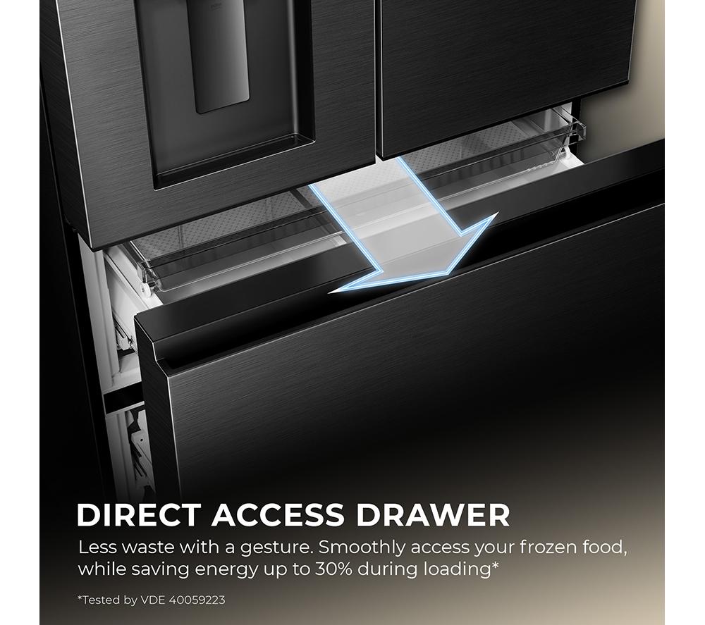 HAIER HFR59F18CWMB 90cm French Series 5 Obsidian Steel image number 7 of 18