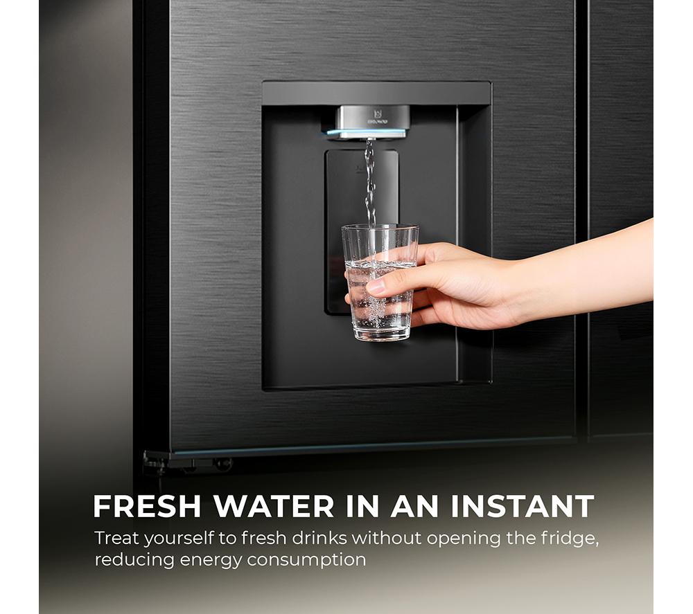 HAIER HFR59F18CWMB 90cm French Series 5 Obsidian Steel image number 15 of 18