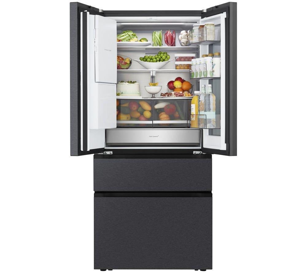LG Fit & Max GMGS50DEEP American Style Smart Fridge Freezer &ndash; Essence Black Steel image number 3 of 6