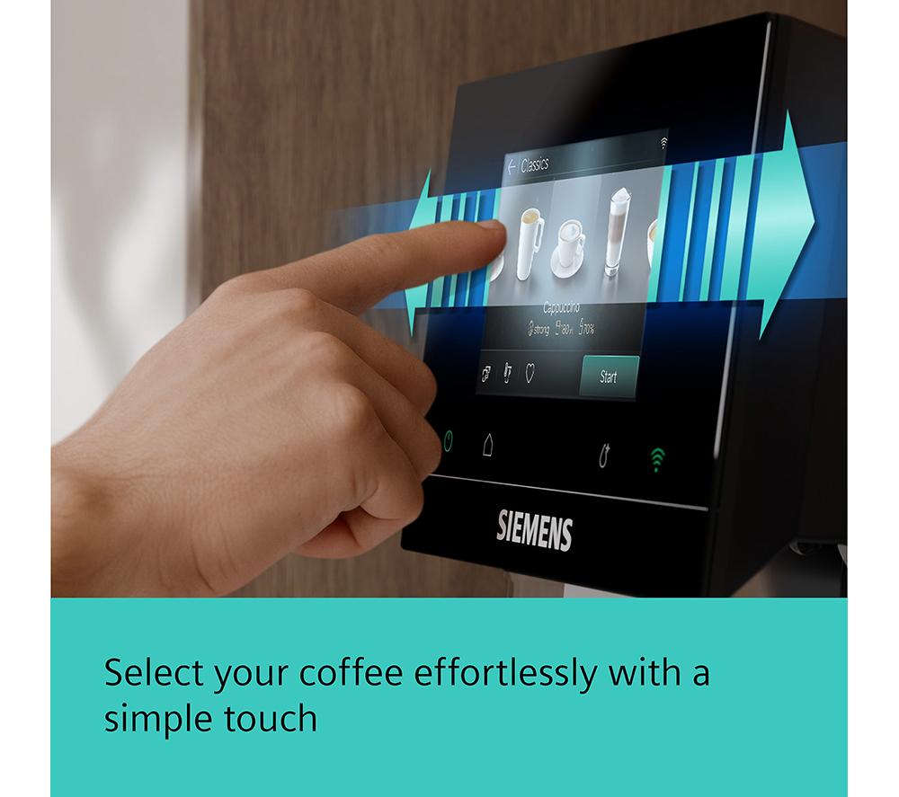 SIEMENS (SIE) TP725G01 EQ700 iAroma Smart Bean to Cup Coffee Machine - Morning Haze image number 8 of 12