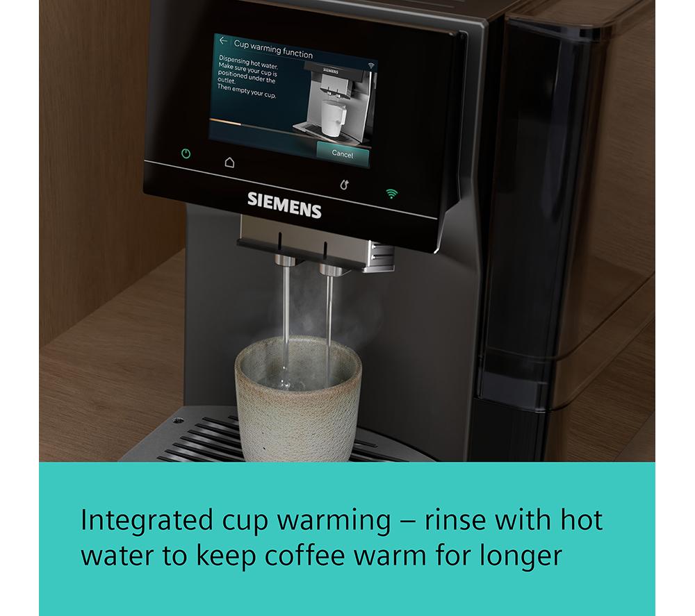 SIEMENS (SIE) TP725G01 EQ700 iAroma Smart Bean to Cup Coffee Machine - Morning Haze image number 9 of 12