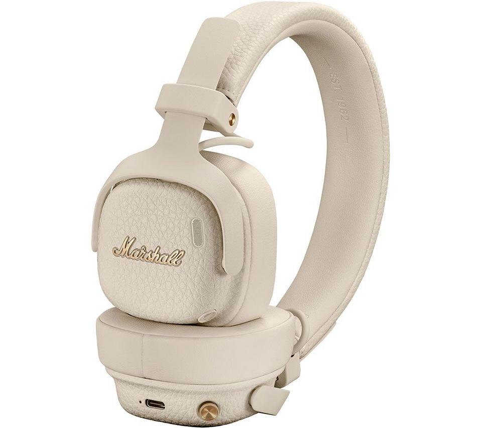 MARSHALL Milton Wireless Bluetooth Noise-Cancelling Headphones - Cream