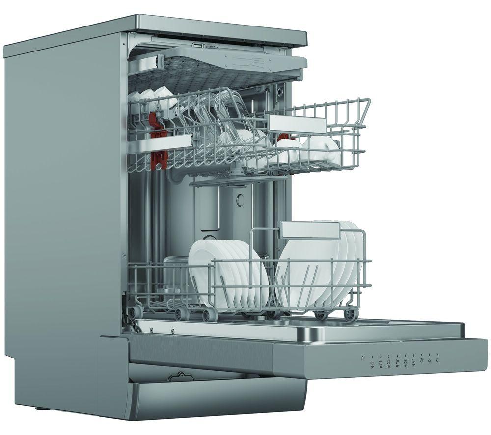 HOTPOINT HP6FA10BS7A0XUK Slimline Dishwasher - Stainless Steel image number 2 of 16