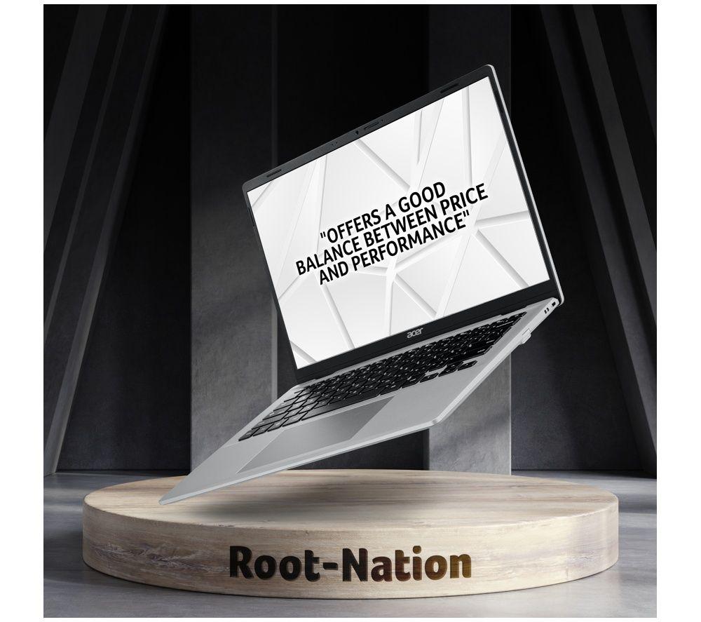 ACER 314 14" Chromebook - MediaTek Kompanio 540, 128 GB eMMC, Silver image number 2 of 5