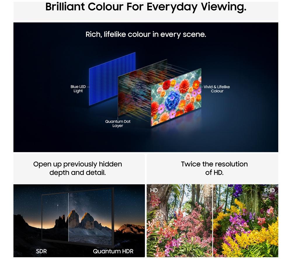 SAMSUNG Q5F 32" QLED Full HD HDR Smart TV (2026) - QE32Q5FAAUXXU image number 3 of 10